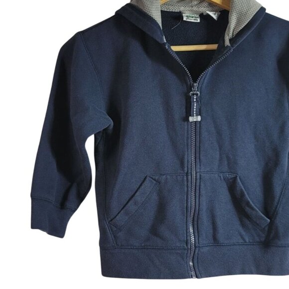 Greendog Boys Hoodie Blue Navy Size 6 Sweatshirt Full Zip Pockets Long Sleeve - Picture 3 of 7